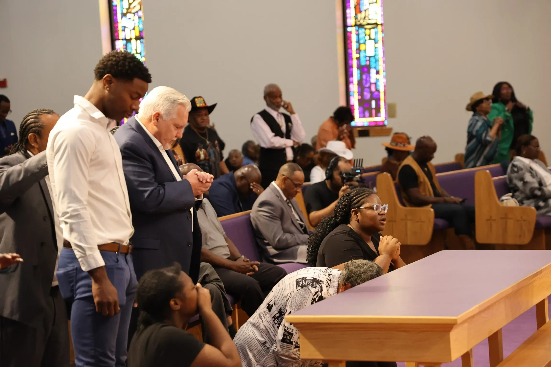 Church community worship gathering